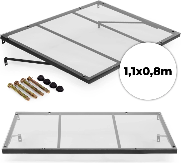 Zadaszenie wejściowe 113 × 80 cm z ochroną UV MULTIGARDEN