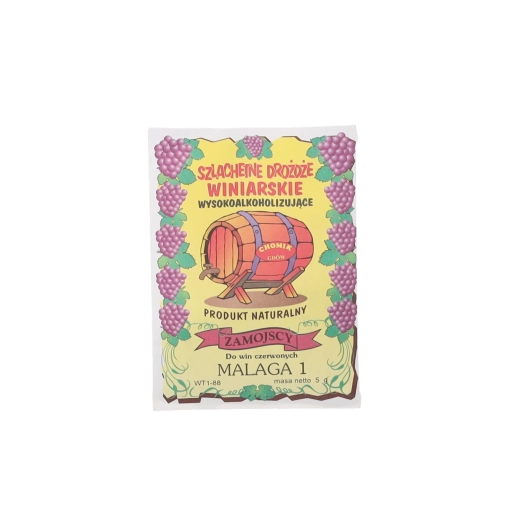 Drożdże winiarskie Malaga 1 do win deserowych i owocowych 5 g