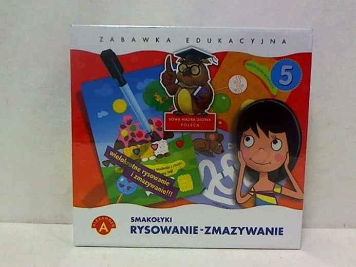 Smakołyki – rysowanie i mazanie (ścieralne tabliczki z zadaniami)