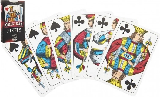 Karty do gry pikety 32 listów w pudełku
