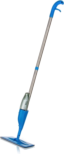 Mop spryskujący z zbiornikiem 350 ml z mikrofibry, niebieski