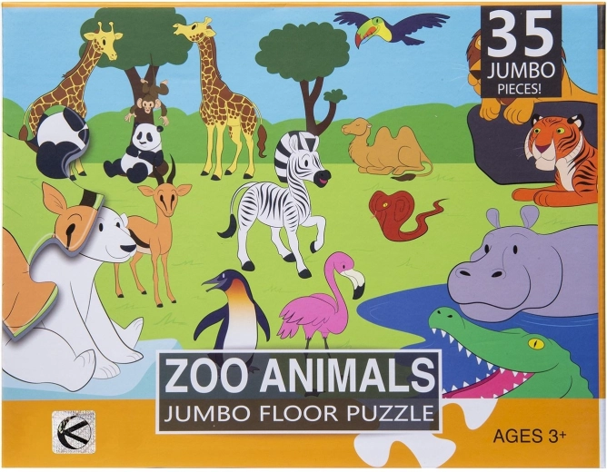 XXL puzzle dziecięce zoo - 1 szt.
