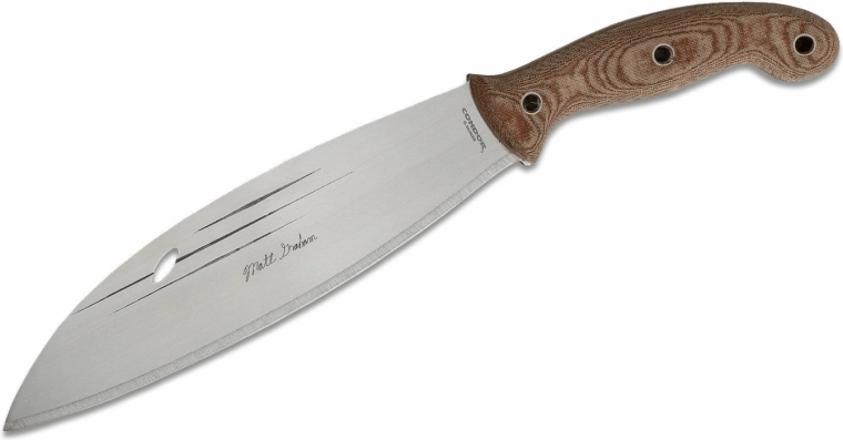 Condor Primitive Bush Mondo nóż outdoorowy 25,4 cm, brązowy, Micarta, skórzane etui