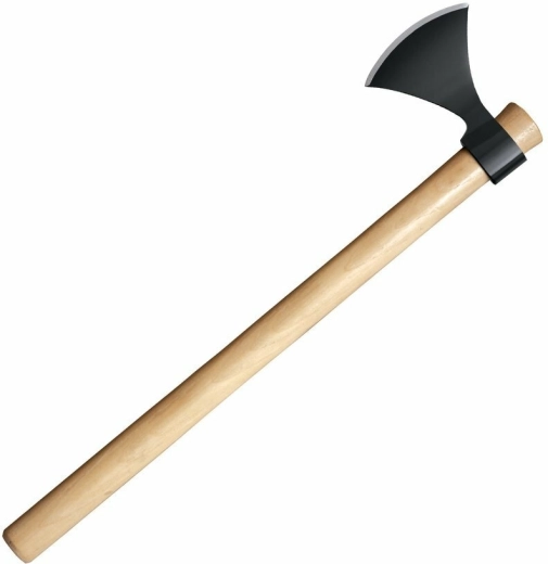 Kempingowa siekiera Norse Hawk od Cold Steel, stal węglowa i drewniany trzonek, 717 g
