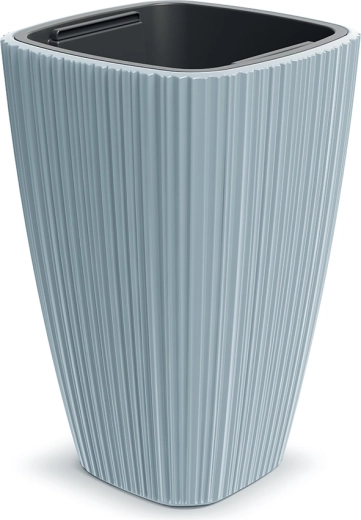 Donica Oro 39 cm jasnoszara z wkładem