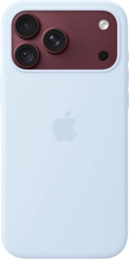 Silikonowe etui z MagSafe do iPhone'a 18 Pro Max – chłodny niebieski