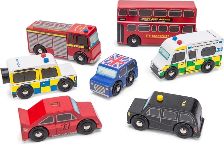 Drewniane londyńskie pojazdy Le Toy Van