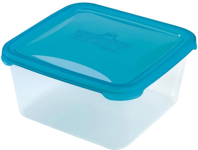 Plastowy pojemnik Heidrun Polar Frost 2,4 l kwadratowy
