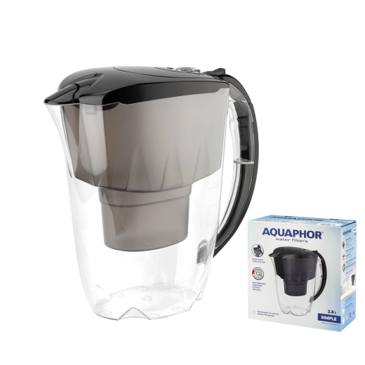 Aquaphor Simple dzbanek filtrujący 2,8 l – czarny