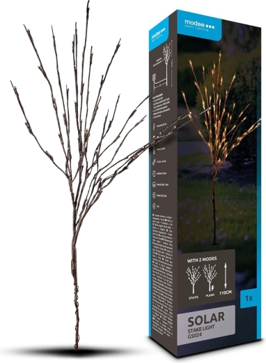 Modee ogrodowa solarna lampa LED do wbijania 110 cm