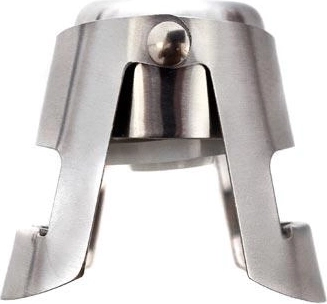 Zatyczka do szampana CULINARIA ze stali nierdzewnej z silikonową uszczelką