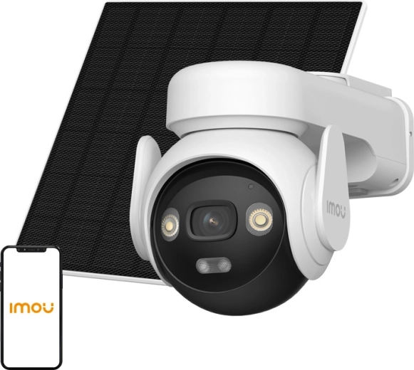Imou AOV PT KIT 4G zewnętrzna obrotowa kamera IP z panelem solarnym 5 MP (bez karty pamięci)
