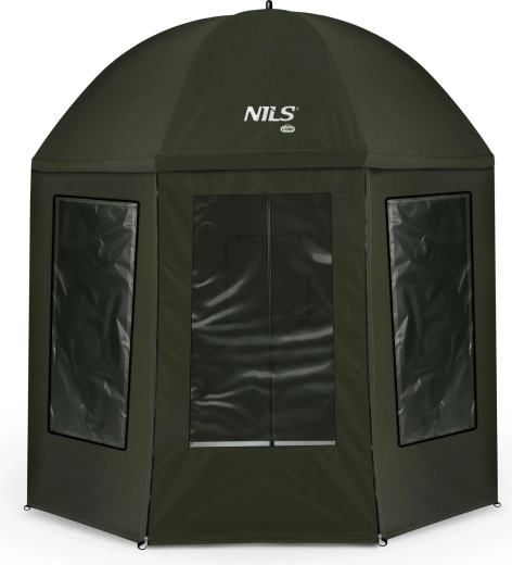 Parasol wędkarski z pełną osłoną boczną Nils Camp