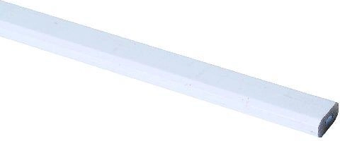 Ołówek ciesielski 25 cm HB, biały (12 szt.)
