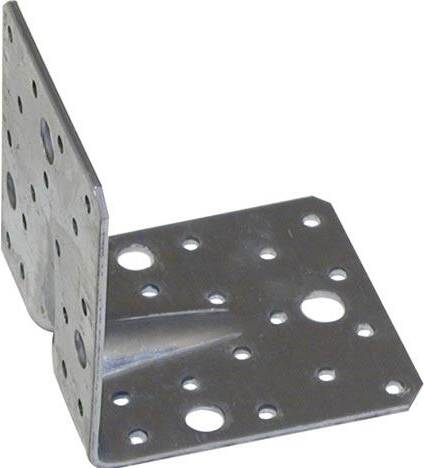 Stalowy kątownik z wytłoczeniem 90×100×100 mm