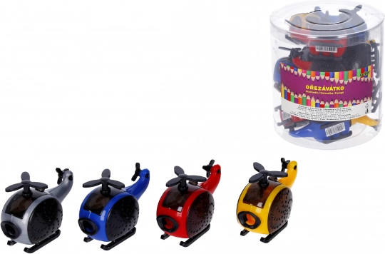 Temperówka z pojemnikiem w kształcie helikoptera