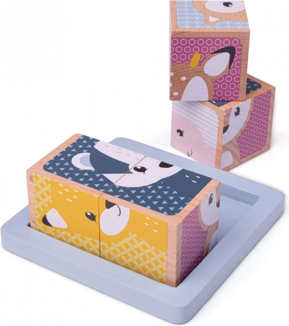 Drewniane klocki Woodland