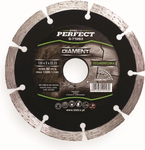Segmentowa tarcza diamentowa 230 mm STALCO