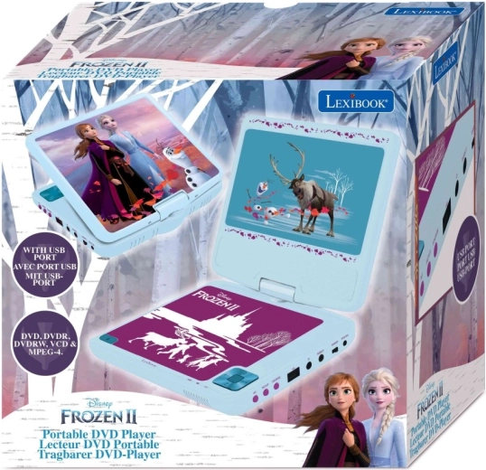 Lexibook przenośny odtwarzacz DVD 7" DISNEY FROZEN