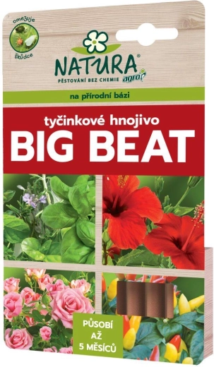 Natura pałeczkowe nawozy Big Beat 12 szt.