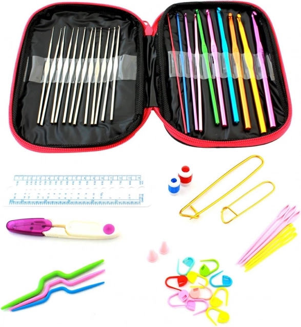 Ag645a zestaw szydeł 50 el.