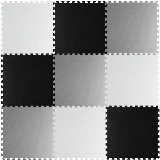Puzzlowa mata piankowa szachownica RICOKIDS 180 × 180 cm, 9 elementów
