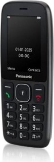 Panasonic KX‑TF400 telefon komórkowy 4G dla seniorów, czarny