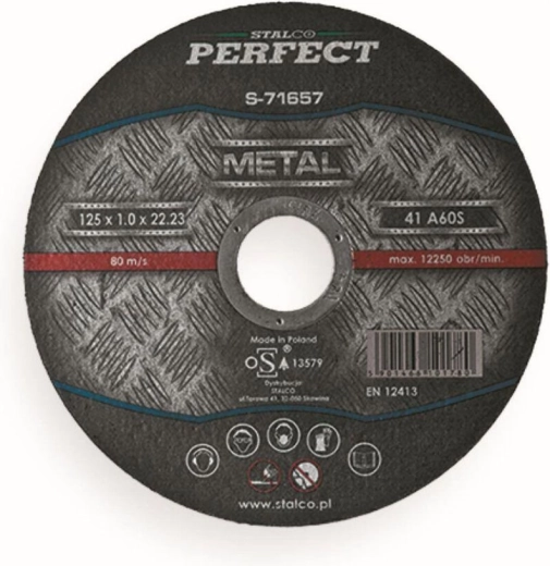 Tarcza tnąca do stali i stali nierdzewnej 150 × 1,5 × 22,23 mm STALCO