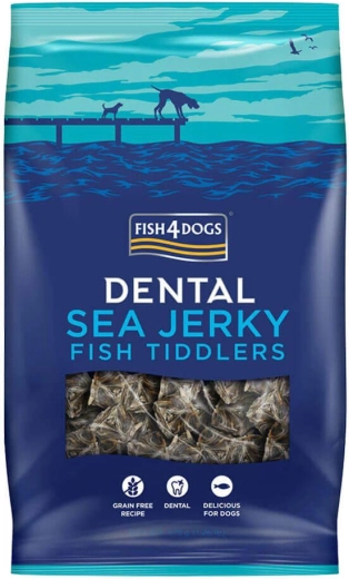 Fish4Dogs dentystyczne przysmaki dla psów z białej ryby morskiej 575 g