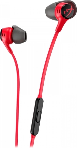 HyperX Cloud Earbuds II czerwone – przewodowe słuchawki douszne do gier