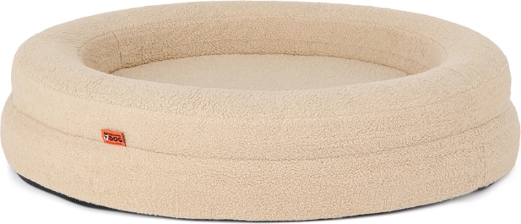 Ortopedyczne legowisko dla psów Explorer Dog Dognut M/L 100 cm sandy beige
