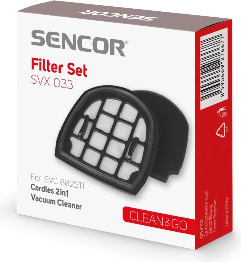 Sencor zestaw filtrów do odkurzacza SVC 8825TI