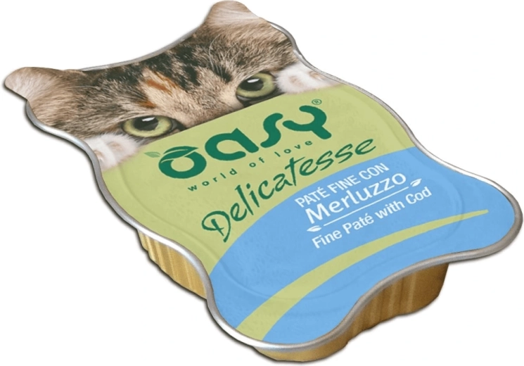 Oasy Delicatesse dorsz dla kotów 85 g