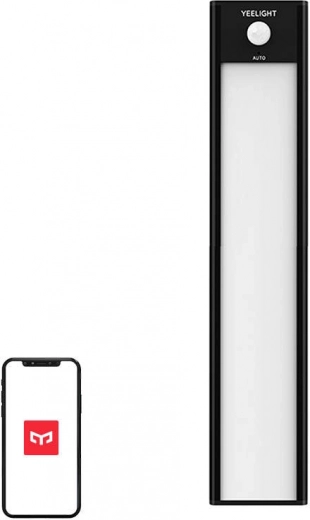 Yeelight światło do szafy 20 cm, czarne, 2700 K
