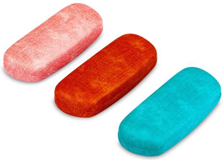 Etui na okulary, twarde etui podróżne, 15,9 × 6,7 × 4,1 cm (kolory mieszane)