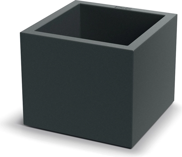 Donica Cubla Square 38 × 38 × 32 cm ciemnoszara