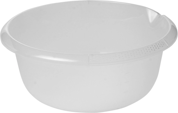 Okrągła miska z dziubkiem 6 l przezroczysta 32 × 13 cm