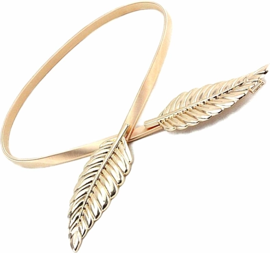 Bq53g damski pasek 68-100 cm złoty