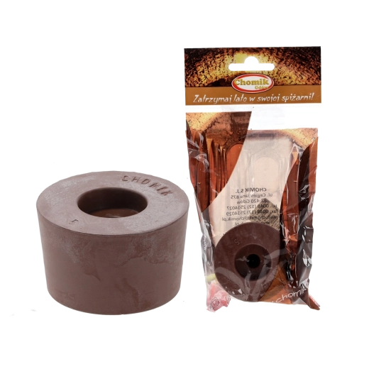 Gumowy korek fermentacyjny z otworem do balonu 54 l