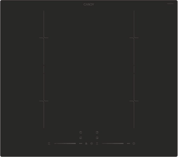 Płyta indukcyjna 60 cm z łączonymi strefami i suwakiem
