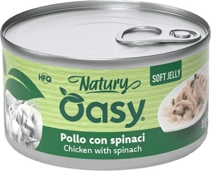 Oasy Natury Soft Jelly kurczak ze szpinakiem 150 g