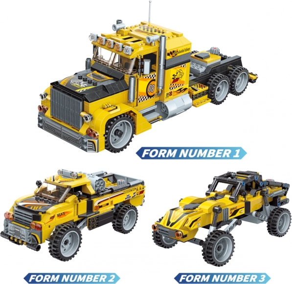 Qman Nieograniczone pomysły – odważny przewoźnik, zestaw konstrukcyjny z napędem typu pull-back