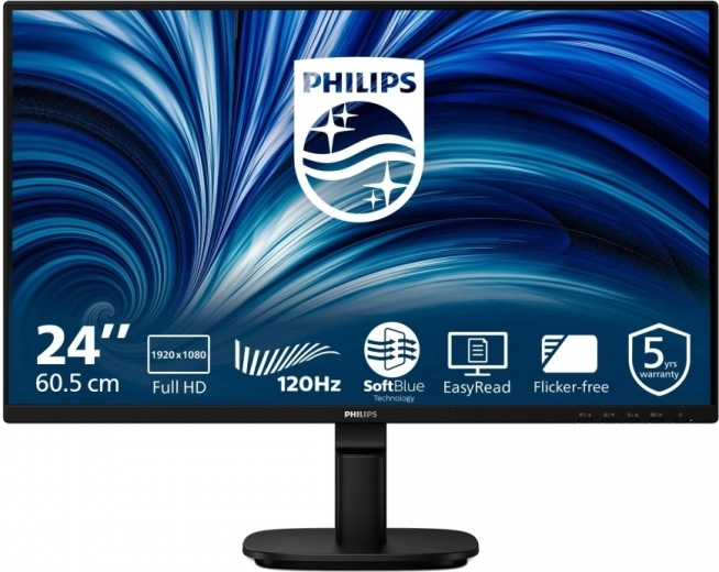 Monitor 23,8" IPS 120 Hz z HDMI, DisplayPortem, VGA i głośnikami