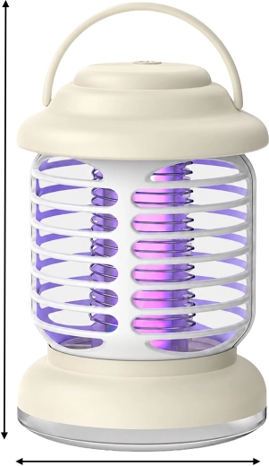 Przenośna lampa UV na owady przeciw komarom i muchom - 1 sztuka
