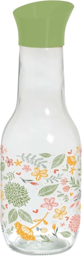 Szklana karafka z pokrywką TORO 1 l Botanica