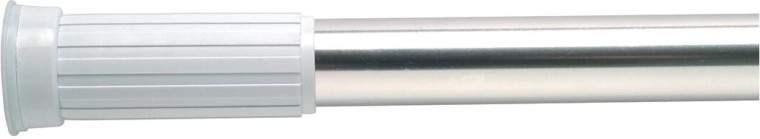 Teleskopowy drążek rozpierający 70–120 cm, metalowy – biały lub srebrny