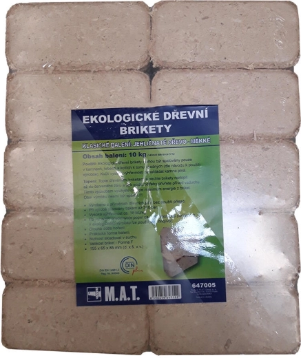 Brykiety drewniane 10 kg