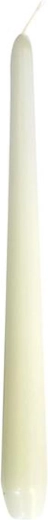 Świeca stożkowa 24,5 cm – biała
