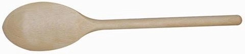 Drewniana owalna łyżka kuchenna 40 cm