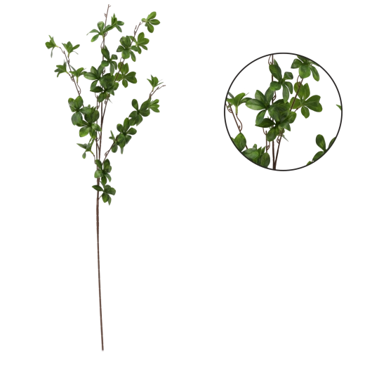 Sztuczna zielona gałązka 90 cm